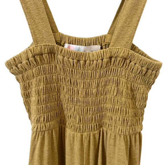 Free People Homecoming Jumper Linen Blend in "Lentil Sprout" Green Size Small - Picture 3 of 11